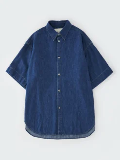 Sale Studio Nicholson Sorono Denim Shirt Indigo