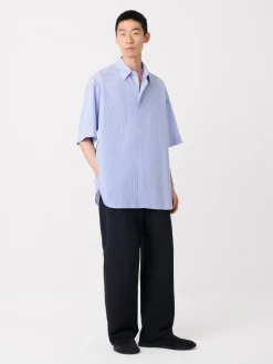 Discount Studio Nicholson Sorono Shirt Blue / White