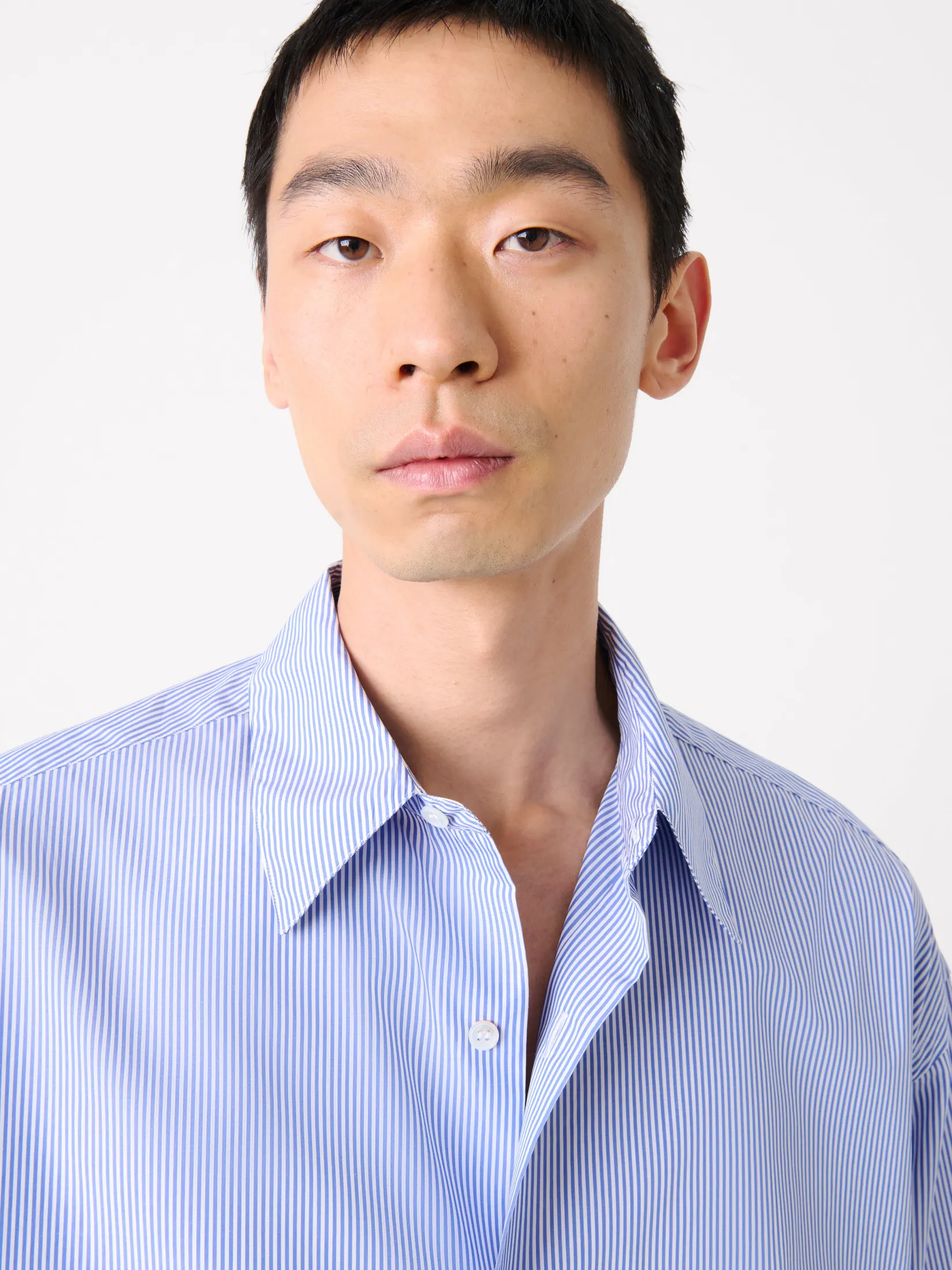 Discount Studio Nicholson Sorono Shirt Blue / White