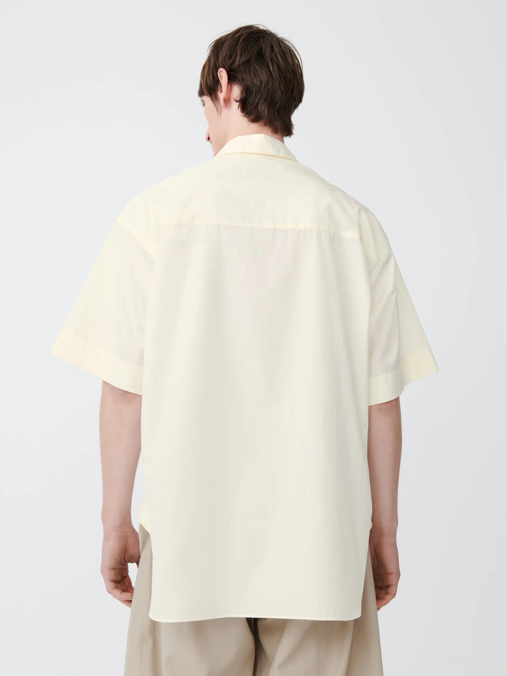 Discount Studio Nicholson Sorono Shirt Parchment