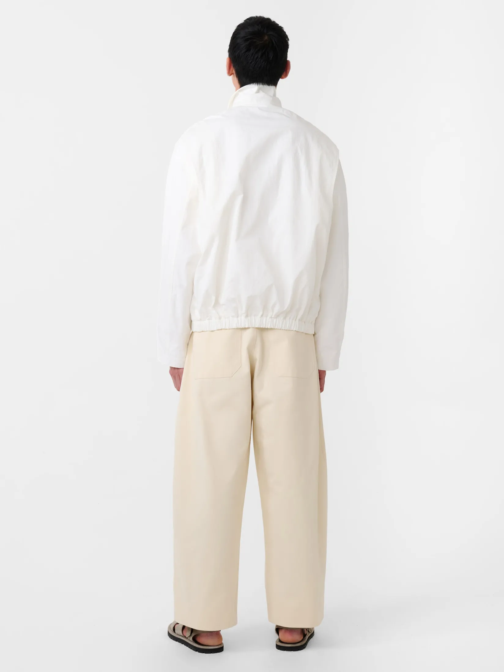Clearance Studio Nicholson Sorte Pant Cream