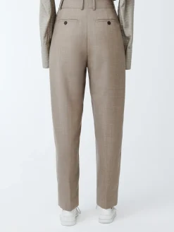 New Studio Nicholson Sperro Tropical Wool Pant Straw Melange