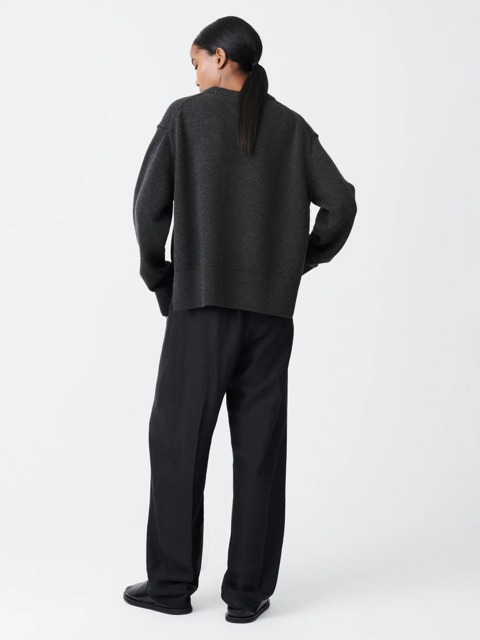 Hot Studio Nicholson Sperro Wool Pant Darkest Navy