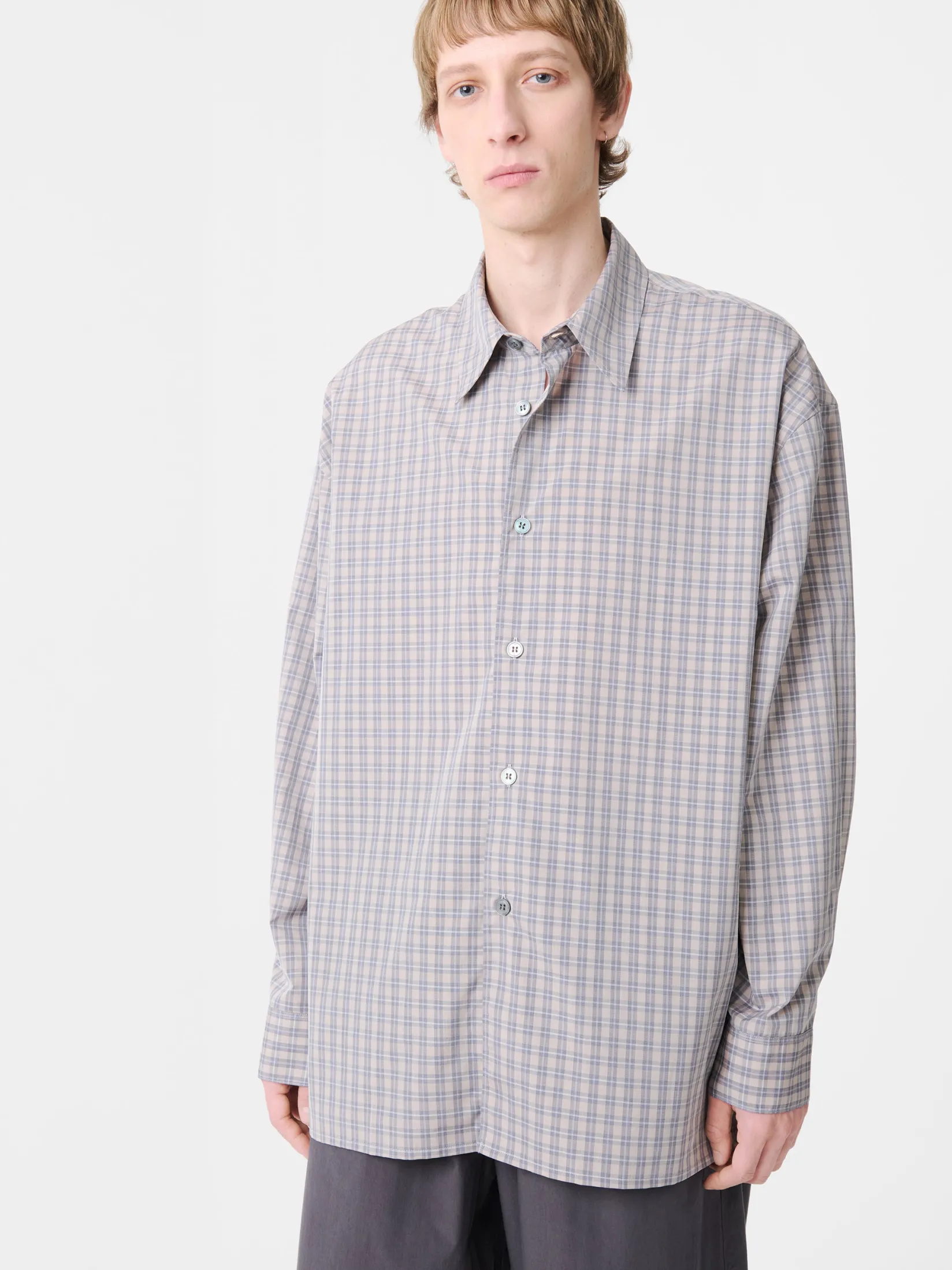 Discount Studio Nicholson Strike Check Shirt Multi