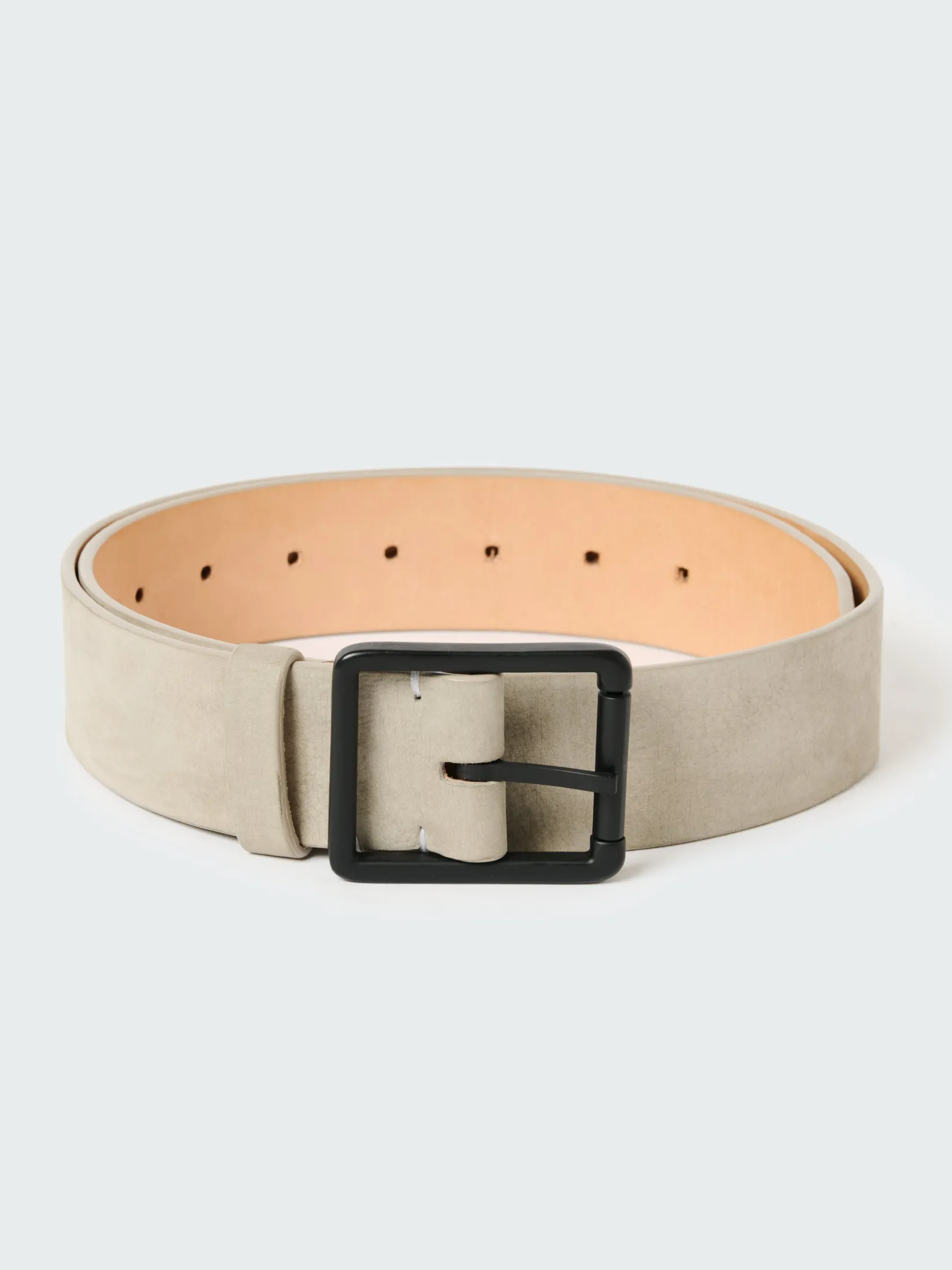 Online Studio Nicholson Suede Belt Rainy Day Grey