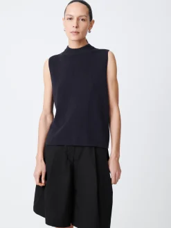 Fashion Studio Nicholson Sumire Top Darkest Navy
