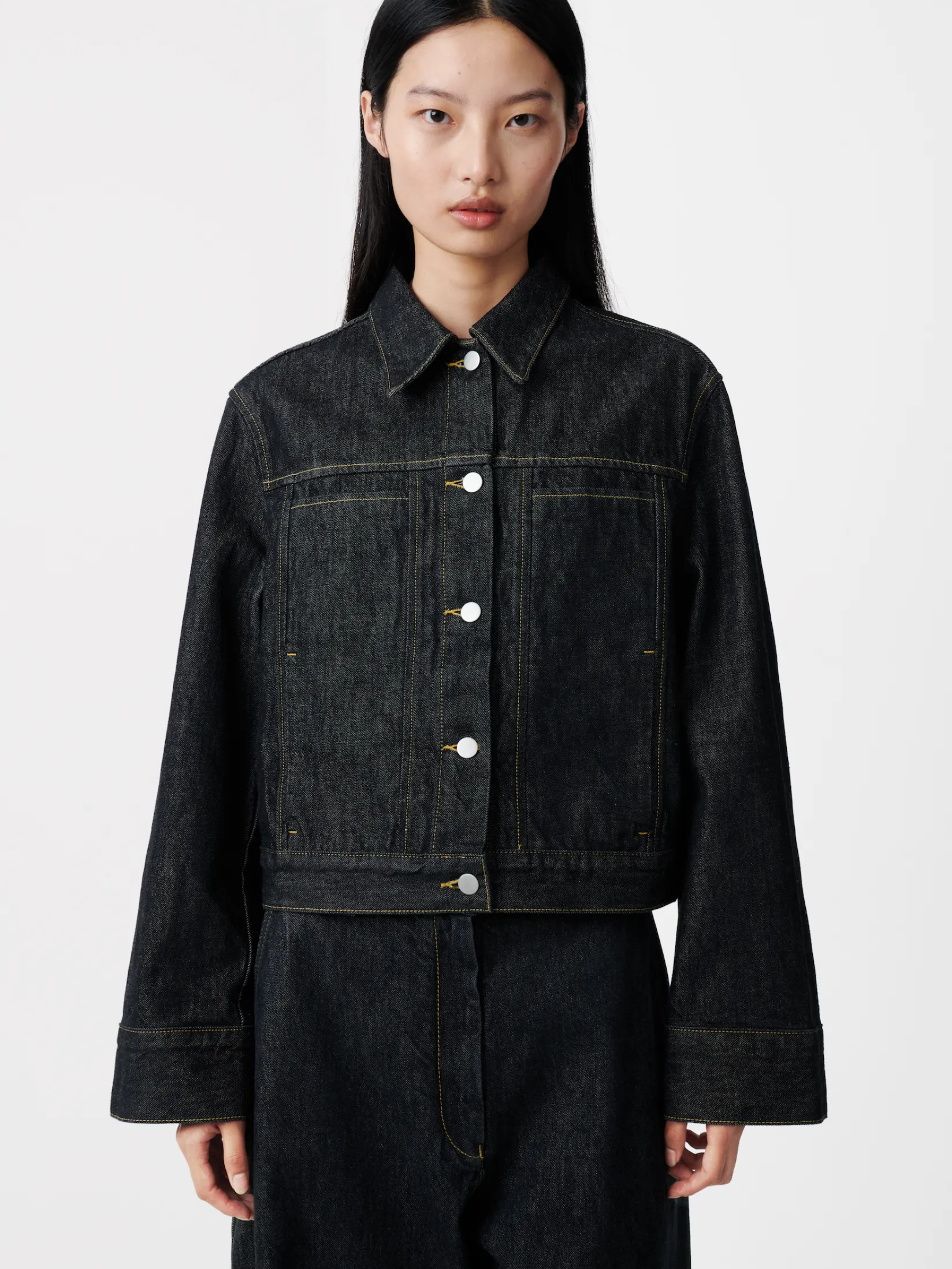 Hot Studio Nicholson Tahoe Italian Denim Jacket Black