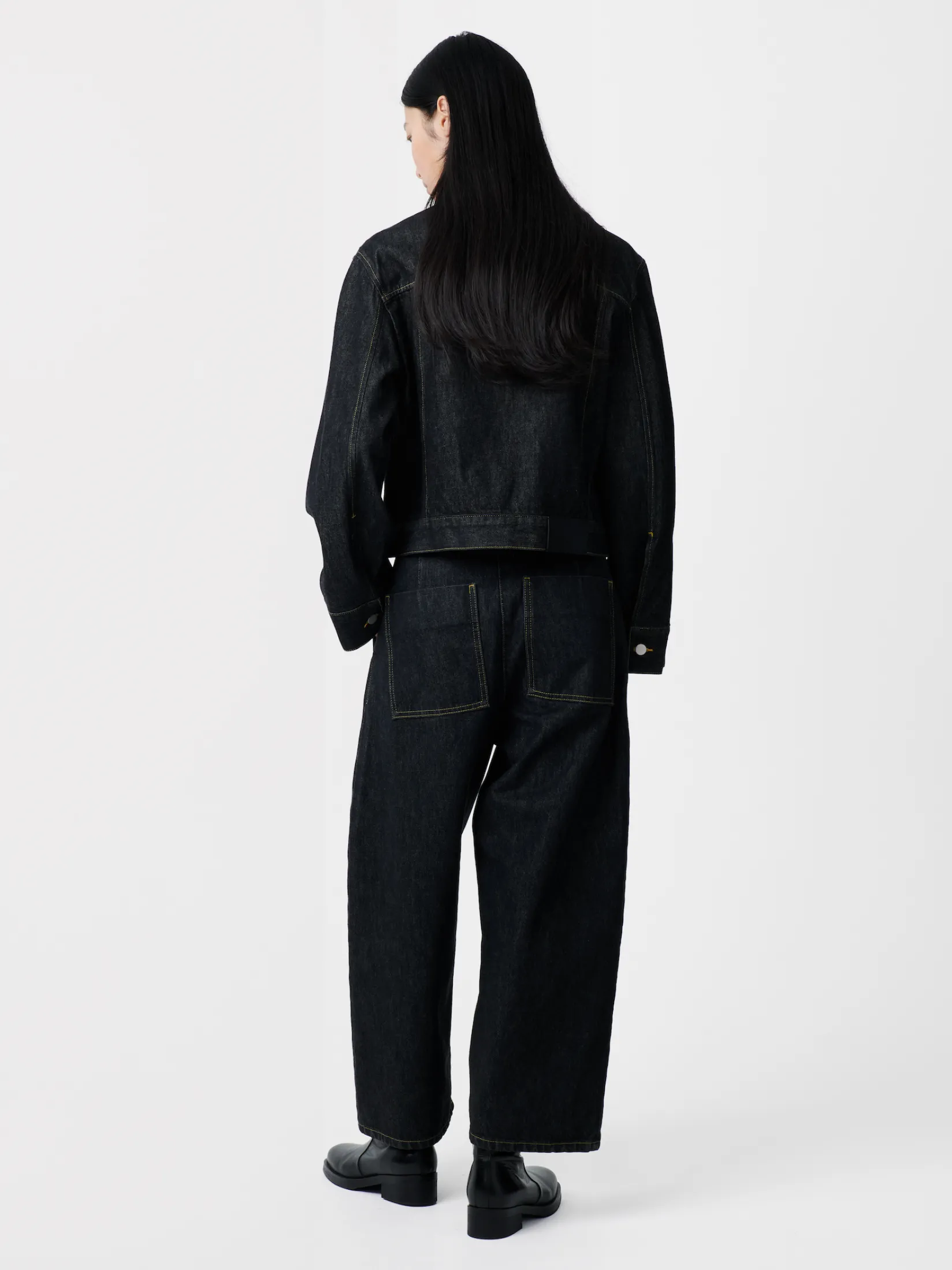 Hot Studio Nicholson Tahoe Italian Denim Jacket Black