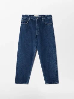 Online Studio Nicholson Tannaro Washed Denim Pant Indigo
