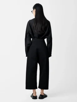 Sale Studio Nicholson Taupo Pant Black