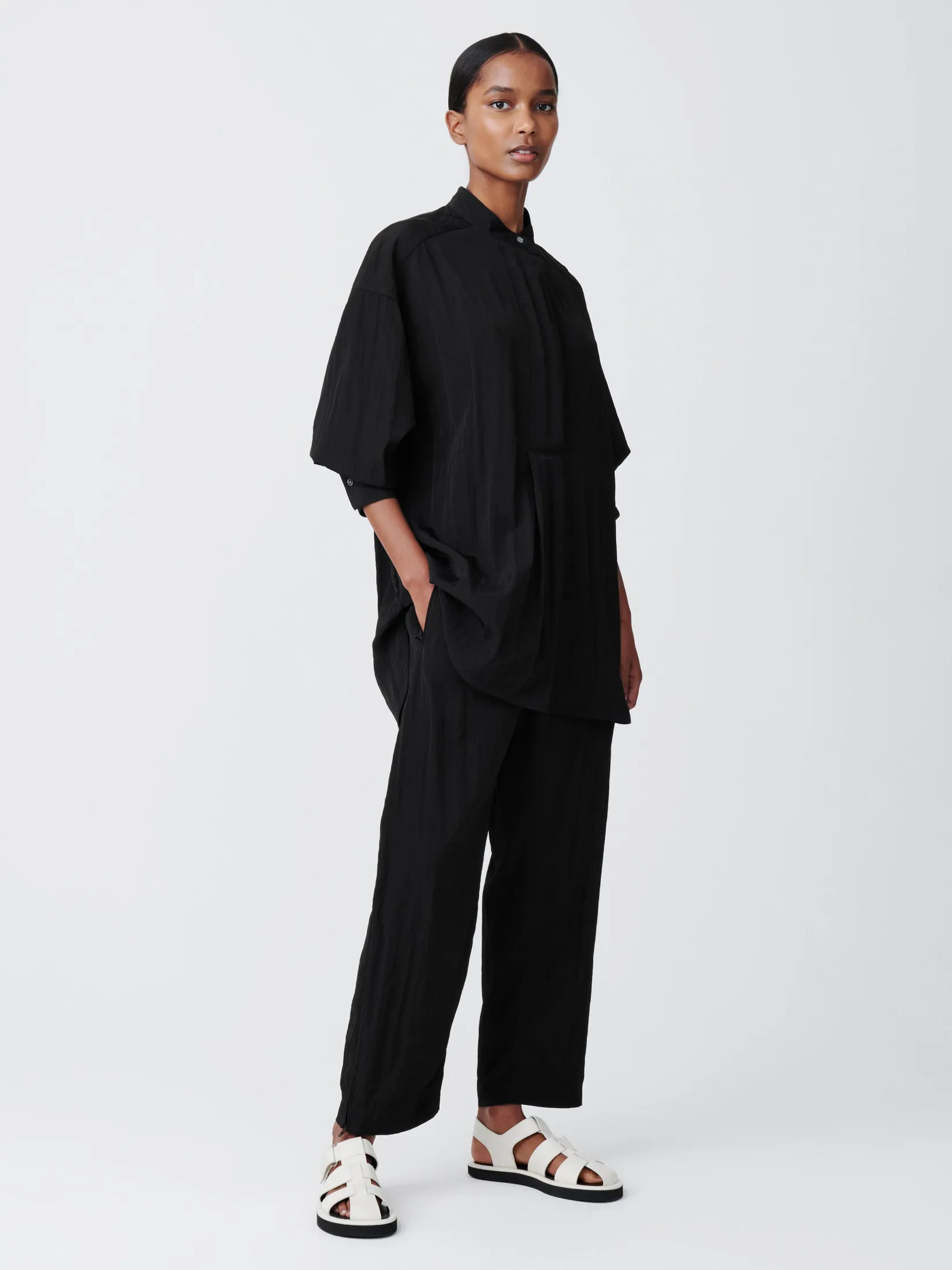 Sale Studio Nicholson Toba Fluid Pant Black