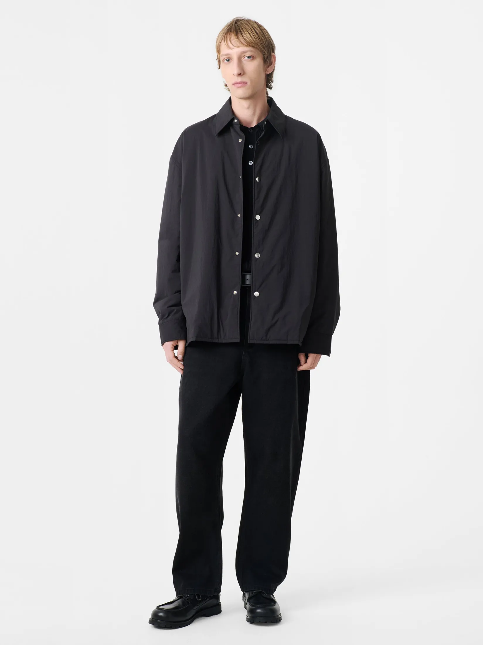 Outlet Studio Nicholson Troon Padded Shirt Black