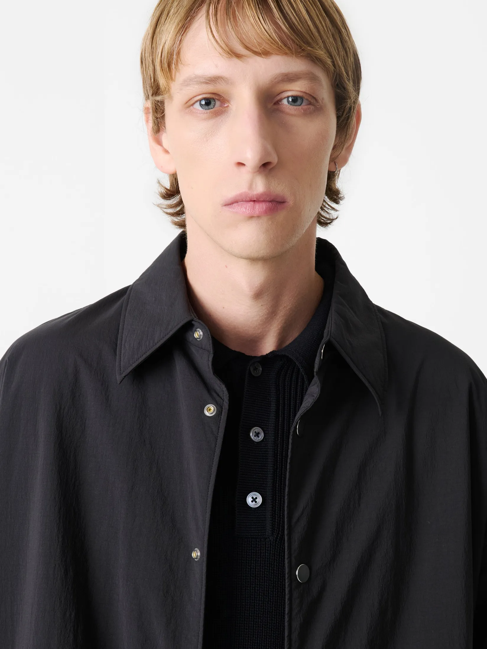 Outlet Studio Nicholson Troon Padded Shirt Black