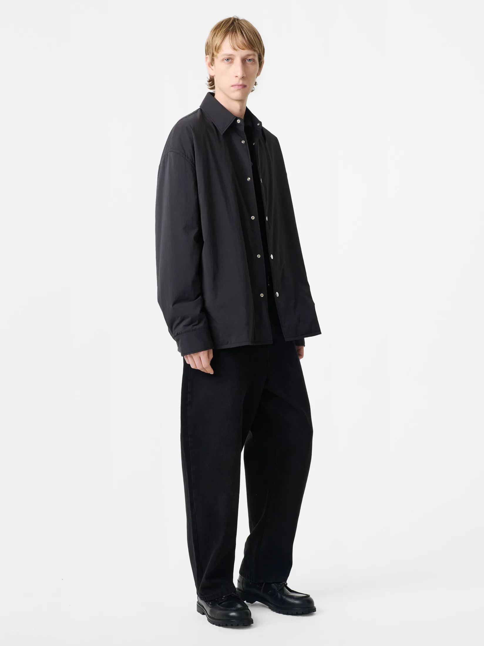 Outlet Studio Nicholson Troon Padded Shirt Black