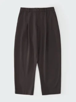 Online Studio Nicholson Tuck Pant Espresso Brown