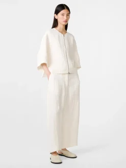 New Studio Nicholson Tuttle Linen Shirt Parchment