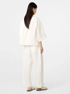 New Studio Nicholson Tuttle Linen Shirt Parchment