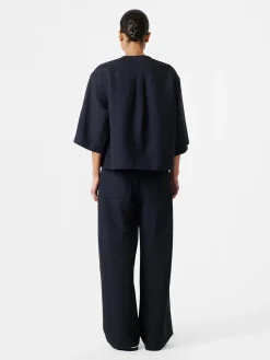 Fashion Studio Nicholson Tuttle Shirt Darkest Navy