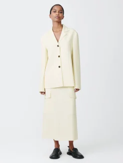 Clearance Studio Nicholson Tyrell Skirt Parchment