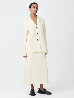 Clearance Studio Nicholson Tyrell Skirt Parchment