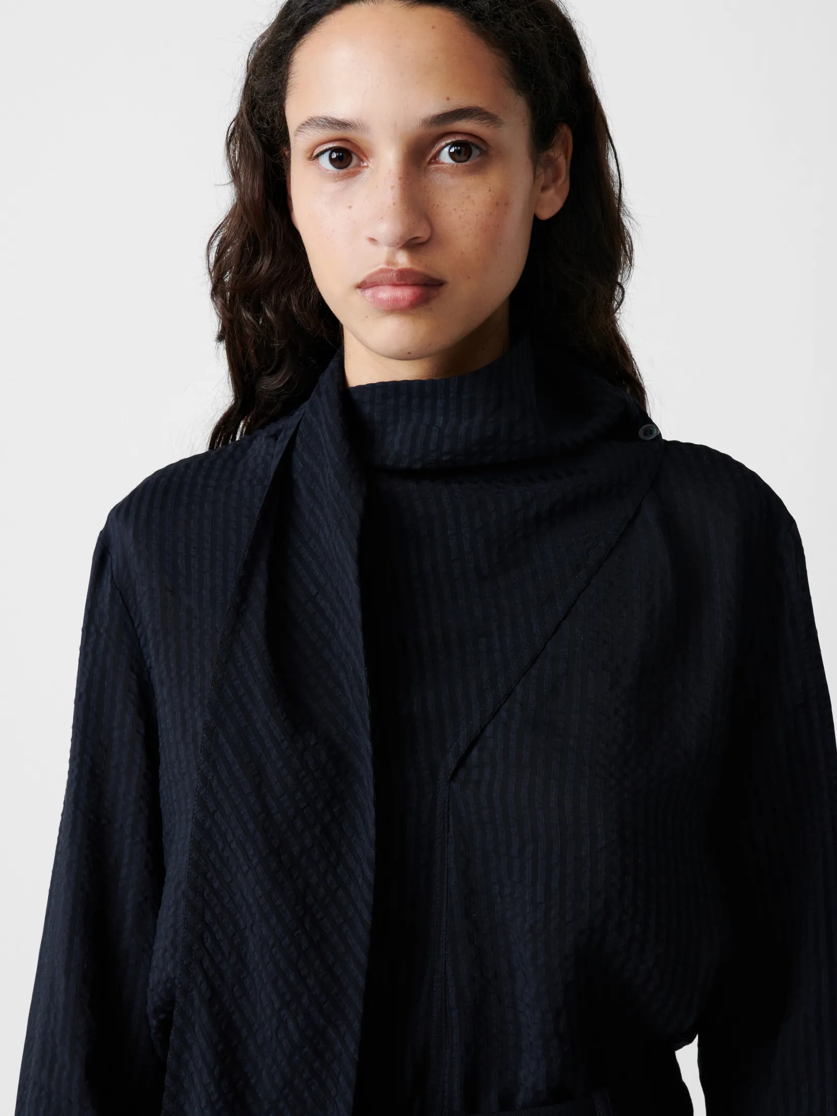 Discount Studio Nicholson Utah Striped Top Darkest Navy