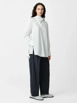 Best Studio Nicholson Utah Top Black / White Stripe