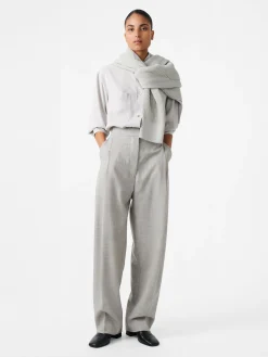 Online Studio Nicholson Vai Tropical Wool Pant Ice Melange