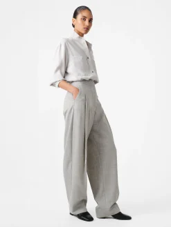 Online Studio Nicholson Vai Tropical Wool Pant Ice Melange