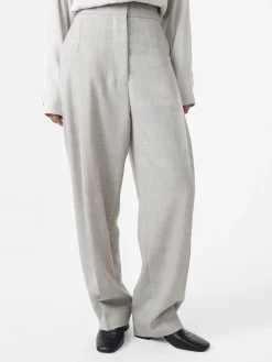 Online Studio Nicholson Vai Tropical Wool Pant Ice Melange