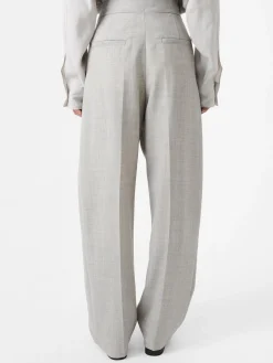 Online Studio Nicholson Vai Tropical Wool Pant Ice Melange