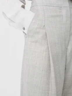 Online Studio Nicholson Vai Tropical Wool Pant Ice Melange