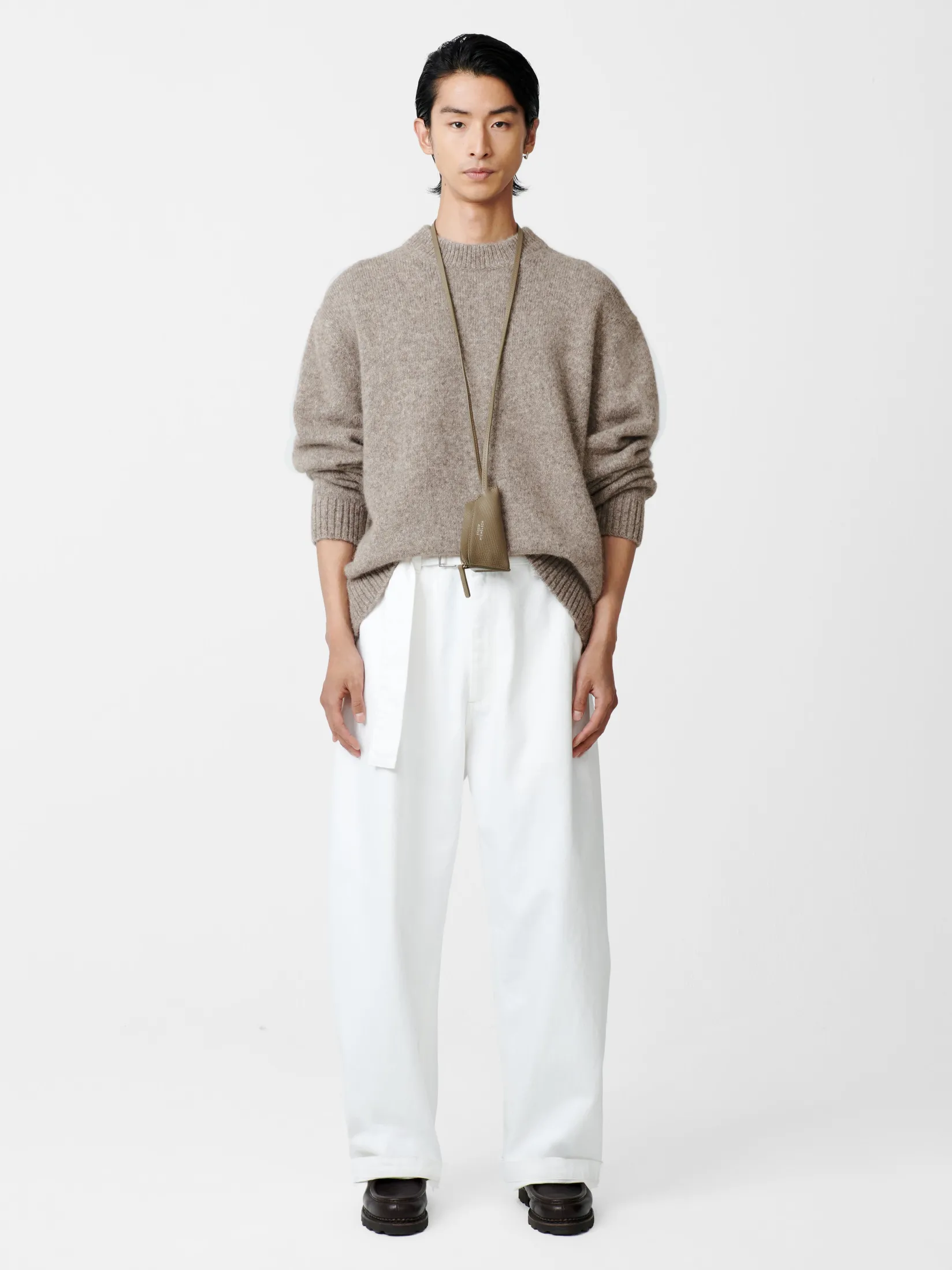 New Studio Nicholson Vico Knit Natural Marl