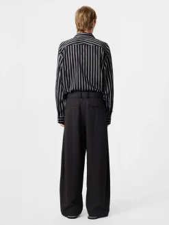Sale Studio Nicholson View Shirt Darkest Navy Stripe