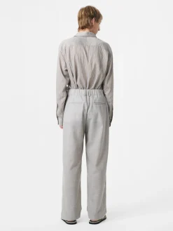 New Studio Nicholson View Shirt Putty Stripe