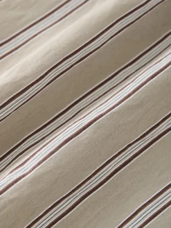 New Studio Nicholson View Shirt Putty Stripe