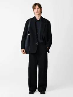 Discount Studio Nicholson Vital Stripe Pant Black