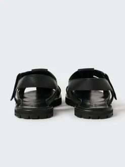 Best Studio Nicholson Women's Sandom Leather Sandal Black