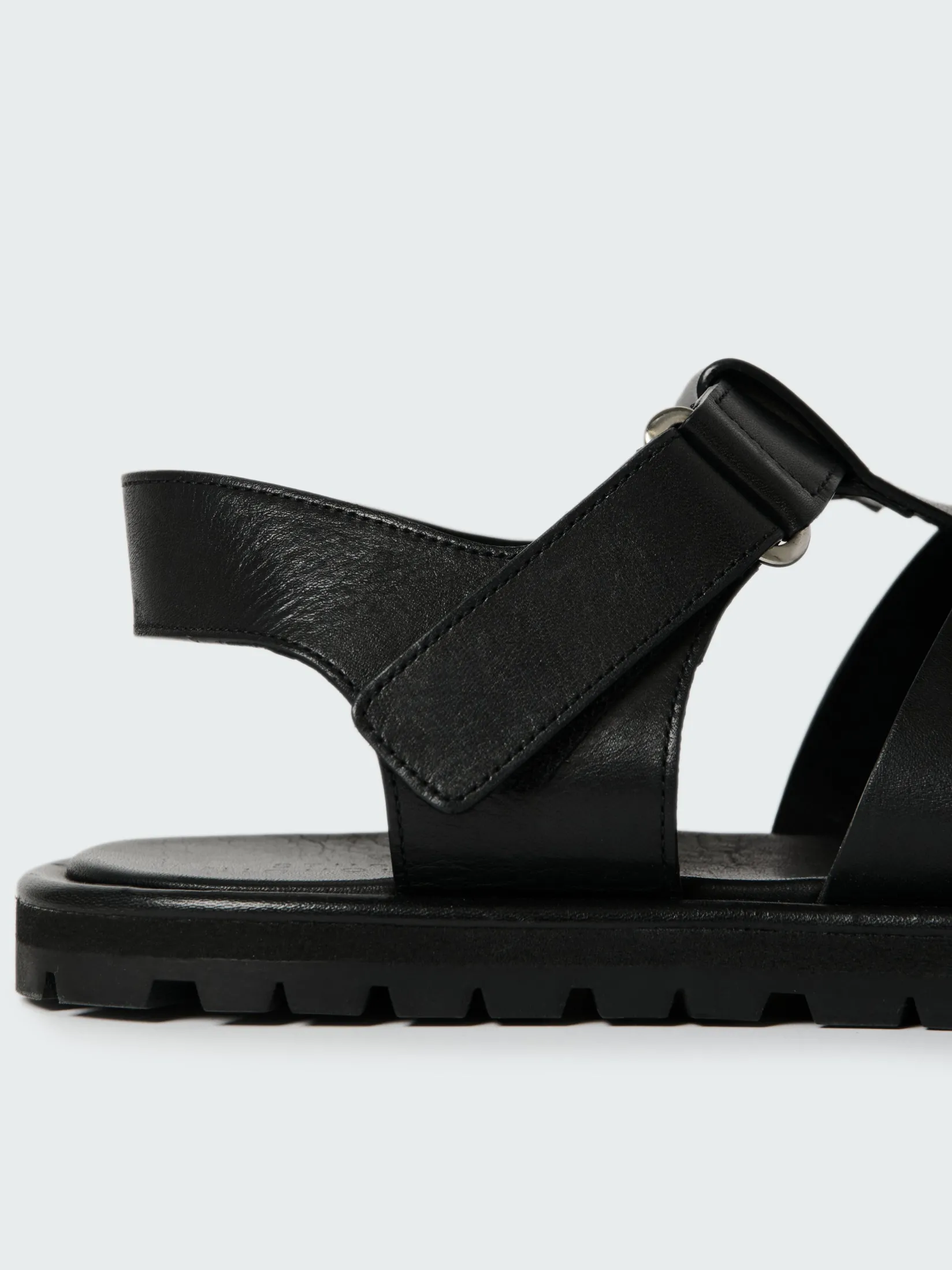 Best Studio Nicholson Women's Sandom Leather Sandal Black