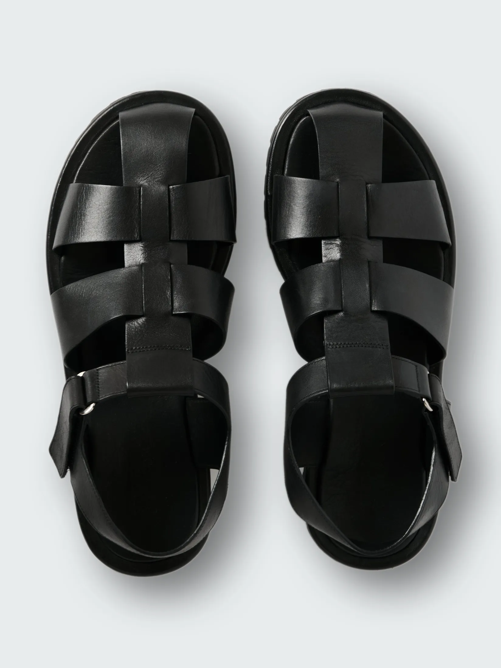 Best Studio Nicholson Women's Sandom Leather Sandal Black